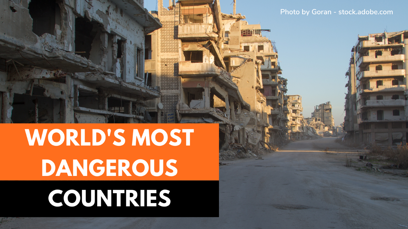 13+ Most Dangerous Countries in the World 2024 | CABINZERO