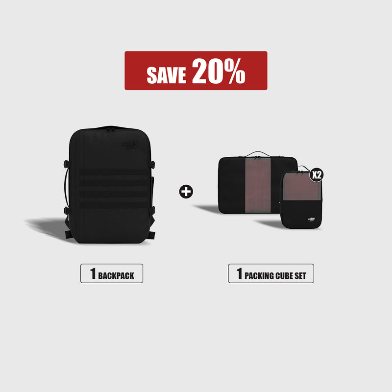 20% off Bundle of a Backpack & Matching Packing Cube Set 