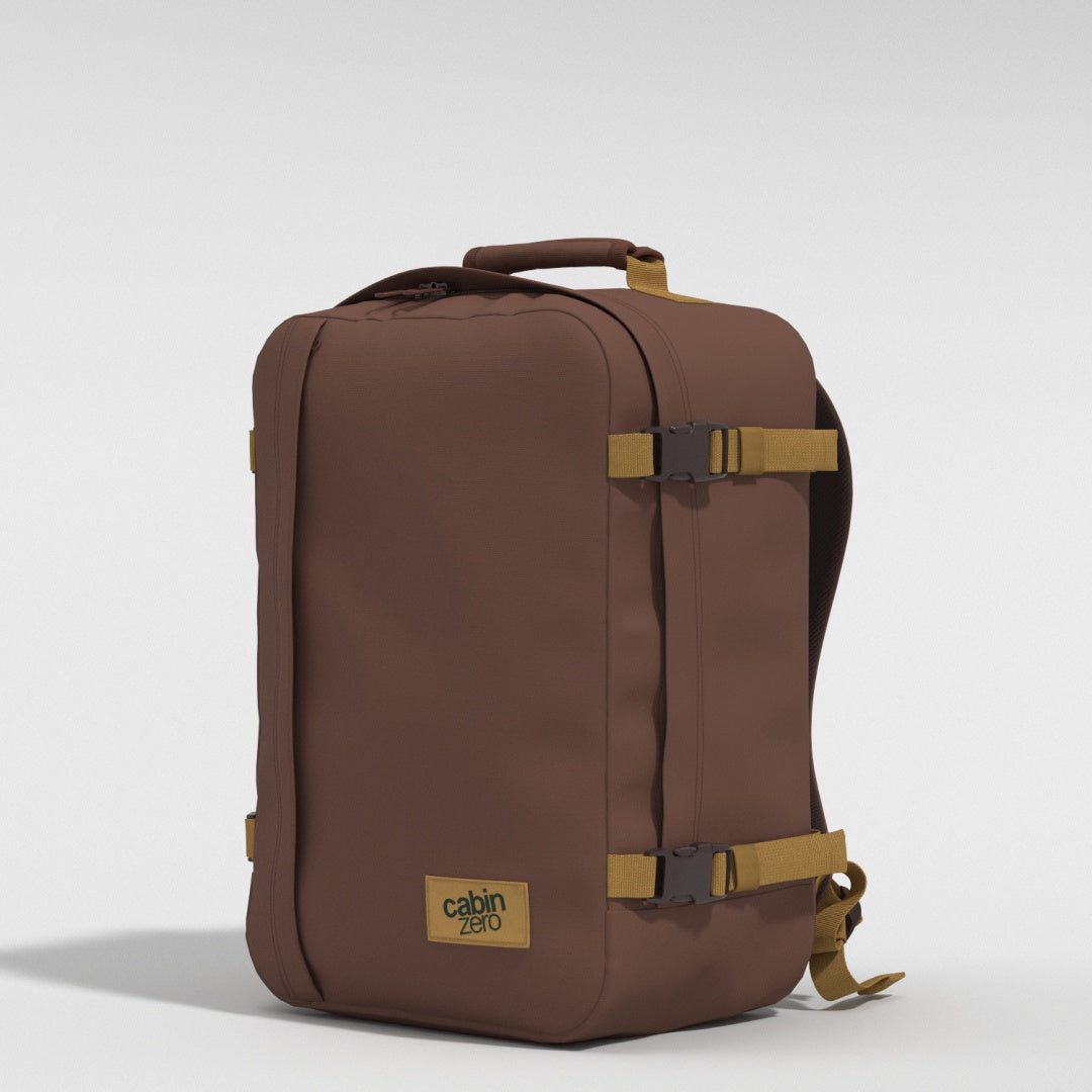 Classic 36L 機内 持ち込み リュック •  Belgian Chocolate