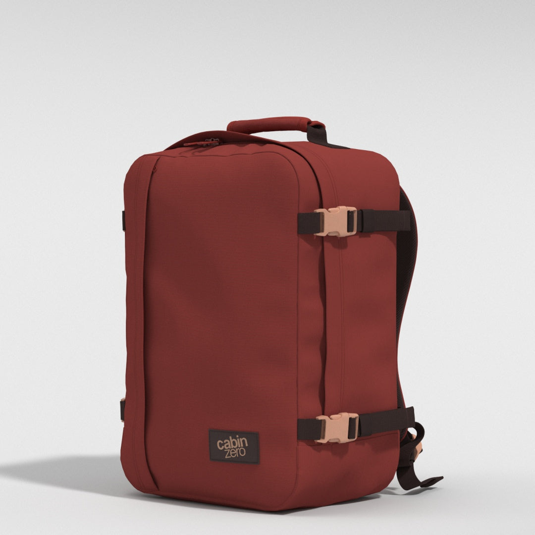 Classic 36L 機内 持ち込み リュック • Sangria Red | CABINZERO