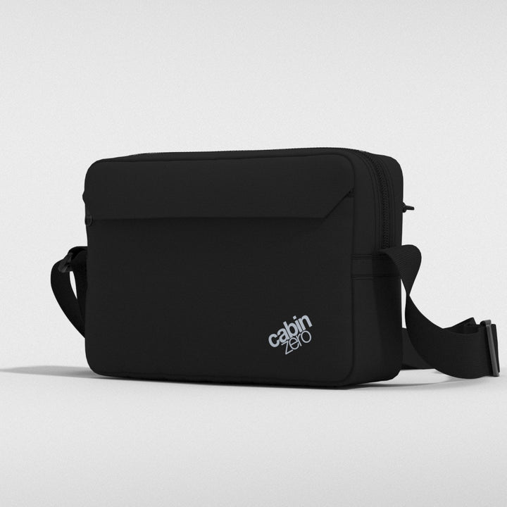 【OUTLIERS】3L SHOLDER BAG FLIPSIDE-BLACK-RIGHT-3.4-